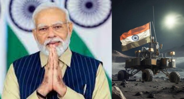 चंद्रमा पर भारत, पीएम मोदी बोले- चंदा मामा बस एक टूर के हैं