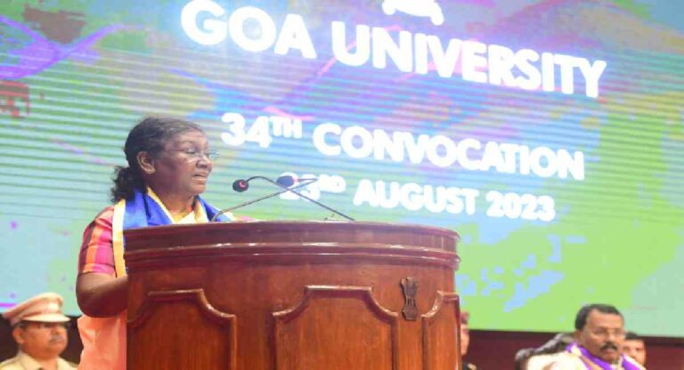 Convocation Goa University: शिक्षा एक आजीवन प्रक्रिया – राष्ट्रपति