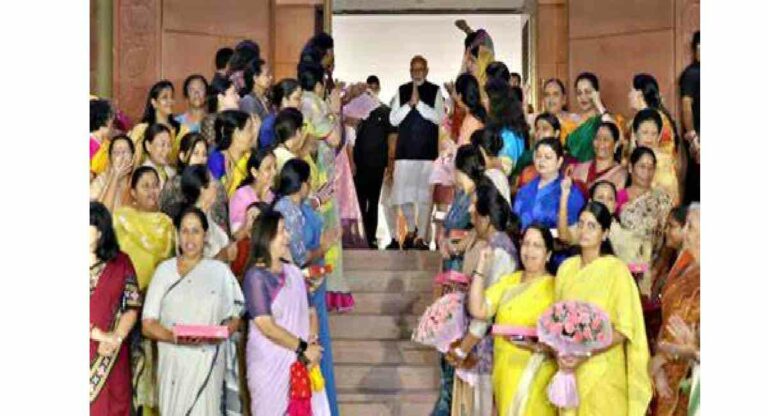 Women’s Reservation Bill: भाजपा मुख्यालय में जश्न, प्रधानमंत्री का होगा अभिनंदन