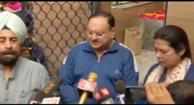 JP Nadda ने स्वच्छता ही सेवा अभियान में लिया हिस्सा