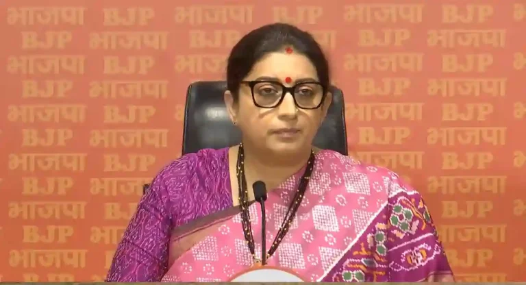 हवाला ऑपरेटरों का इस्तेमाल कर चुनाव लड़ रही बघेल सरकार- Smriti Irani