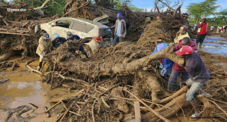 Kenya flood: केन्या में बाढ़ से तबाही, टूटे कई बांध ; 70 लोगों की मौत