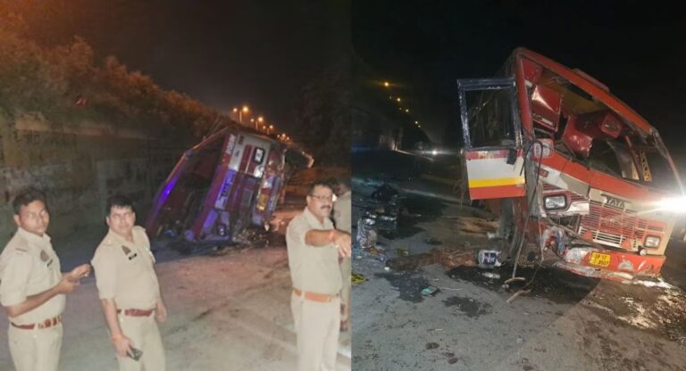 Bareilly Accident: उत्तर प्रदेश के बरेली में बड़ा हादसा, यात्रियों से भरी बस फ्लाईओवर से नीचे गिरी