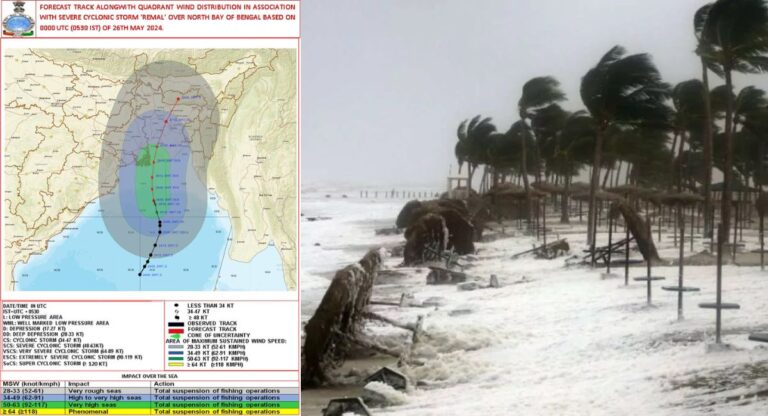 Cyclone Remal: तेजी से बढ़ रहा है चक्रवात ‘रेमल’, पश्चिम बंगाल के तटीय इलाकों में मचा सकता है बड़ी तबाही!