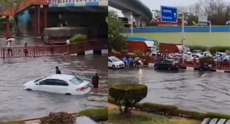Delhi Rain: दिल्ली में पहली भारी बारिश ने बिगाड़ दी है यातायात व्यवस्था, हजारों लोग सड़क पर फंसे
