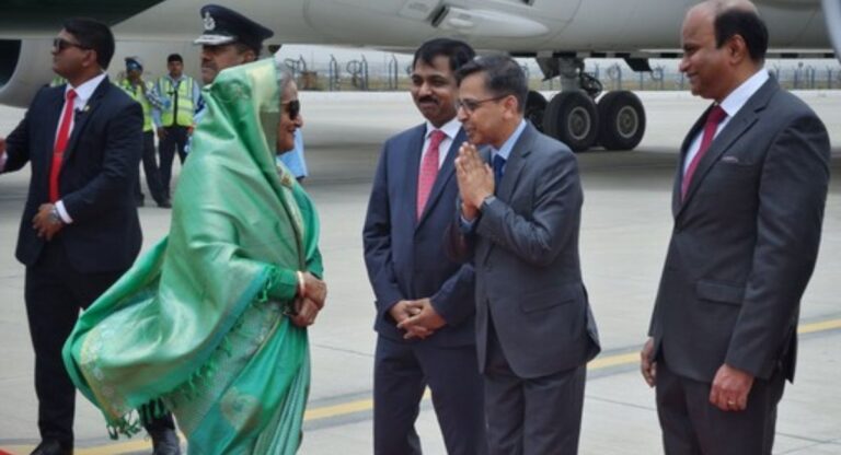 Narendra Modi Oath Ceremony: बांग्लादेश की प्रधानमंत्री शेख हसीना दिल्ली पहुंचीं, पीएम मोदी के शपथ ग्रहण समारोह में होंगी शामिल