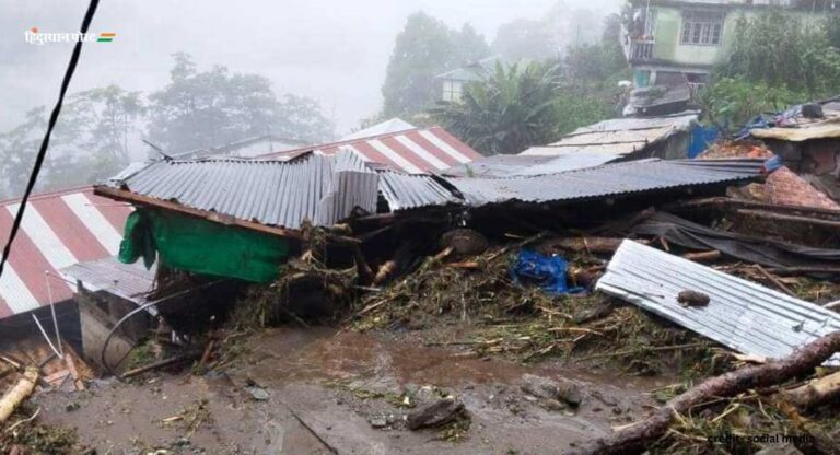 Sikkim Rain: भारी बारिश के बीच सिक्किम में भूस्खलन से पांच लोग बहे, एक शव बरामद