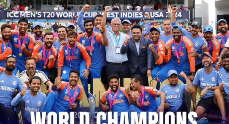 T20 World Cup: टी20 विश्व कप जीतने के बाद टीम इंडिया पर पैसों की बारिश, BCCI देगी 125 करोड़ रुपए की पुरस्कार राशि