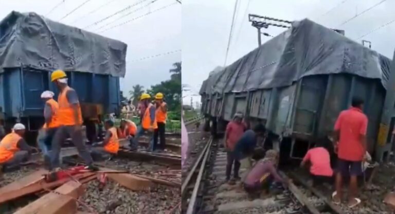 Odisha: भुवनेश्वर रेलवे स्टेशन के पास मालगाड़ी पटरी से उतरी, अधिकारी मौके पर पहुंचे