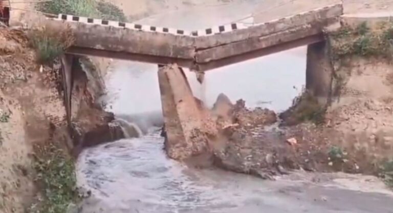 Bihar Bridge Collapsed: बिहार के सारण जिले में एक और पुल ढहा, दो दिन में तीसरा पुल गिरा