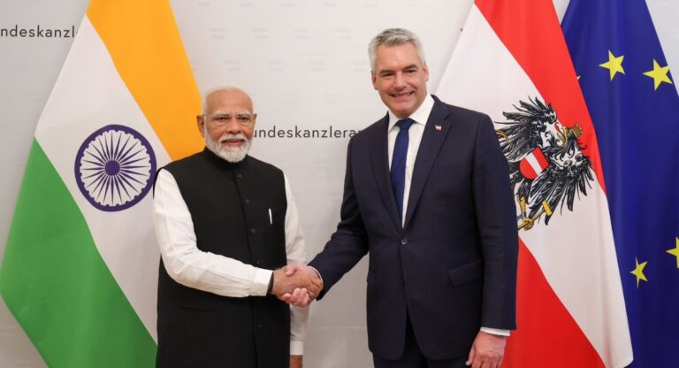 Austria: प्रधानमंत्री मोदी और आस्ट्रियाई चांसलर के बीच वार्ता, इन विषयों पर हुई चर्चा