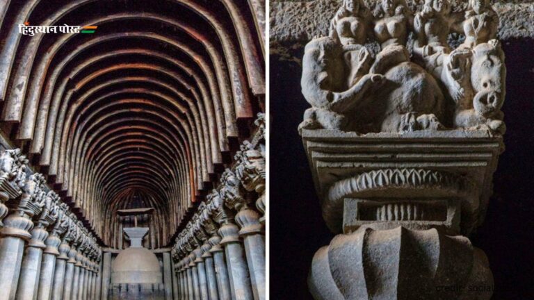 Karla Caves: लोनावला में चट्टानों को काटकर बनाई गई अद्भुत गुफाएं, यहां पढ़ें