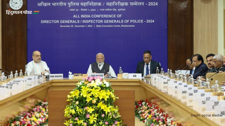 DGPS conference: 59वें अखिल भारतीय डीजीपीएस सम्मेलन में प्रधानमंत्री मोदी ने लिया हिस्सा , ‘स्मार्ट पुलिसिंग मंत्र’ पर दिया जोर