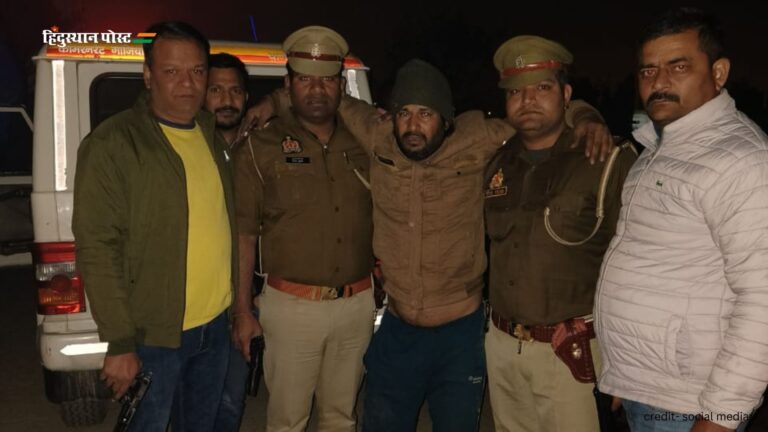 Uttar Pradesh: गाजियाबाद में पुलिस और गोकशों के मुठभेड में एक को लगी गोली, तीन गिरफ्तार