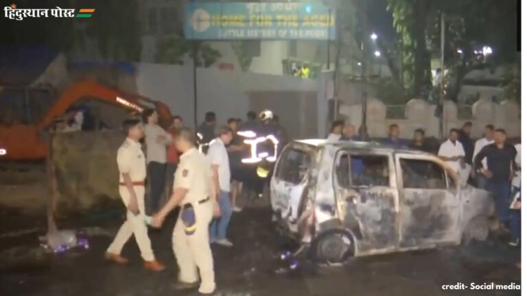 Mumbai fire: मरोल इलाके में लगी आग से 3 लोग घायल, 3 वाहन जलकर खाक